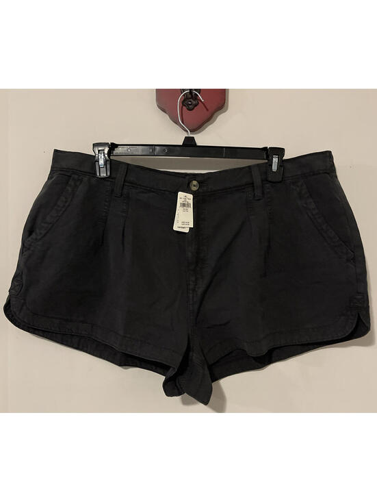 aerie Pants - Aerie Womens 2xl Gray Elastic Waist Cotton Blend Chino Shorts NWT! A5181